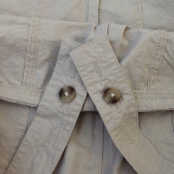 Daily Practice by Anthropologie Sleeveless Romper Size L Beige - Picture 10 of 11